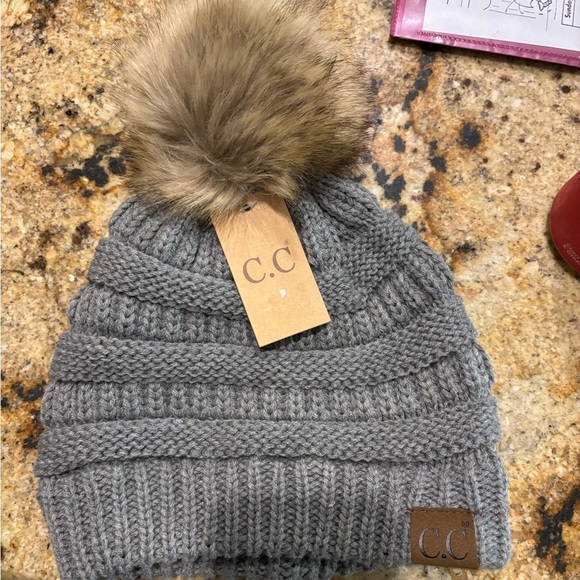 C.C Accessories - New with tag women’s C.C cable knit beanie